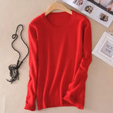 Sweater Female Knitted Pullover Women Winter Sweaters Autumn O Neck Cashmere Sweater Women Jumper O Neck Pull