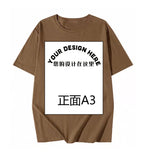 Pattern Printed T-Shirt Small Batch Order Stable Short Sleeve Top