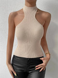 And Summer New Clothes To Repair The Knitted Vest Lady's