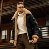 Fur One Men's Coat Thick Imitation Leather Jacket Autumn And