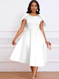 New Fashion Temperament Famous Banquet Party Dress Dress Cape Dress