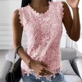 Explosion Women's 2025 Summer New T-Shirt Back Jacket Lace