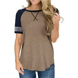Sleeve Top Women Short Sleeve T-shirt 2020 New Solid Tops Tee Casual Female T Shirt O-neck Streetwear Lady Top