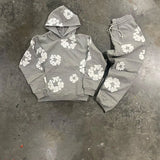 The Fall Of 2023, The New Y2K Hip Hop Street Fashion Trend Printed Sweater Suit For Men And Women Is Fashionable And Casual.-Outfit