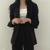 Toloer Suit Jacket Female 2024 New Spring And Fall Korean Version Chic Small Suit Jacket Design Sense Minority-Outfit