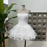Romantic Sweet Name Of The Golden Party ·€Îuµûµûfish Bone Strapped Braped Dress With