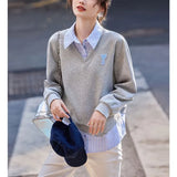 And Winter With Coat Sweater Dress Women Loose Fashion With Medium And Long Bottoming Over The Knee Knit
