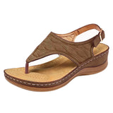 Graduation party Summer Women Strap Sandals Women's Flats Open Toe Solid Casual Shoes Rome Wedges Thong Sandals Sexy Ladies