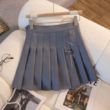 100-Fold Skirt Women's New Dress With White Half-Dress Korean Version Of The College Style Skirt A