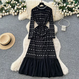Dress Korean Fashion Design With Bow Denim Spliced Long-Sleeved Shirt Women Loose Shirt