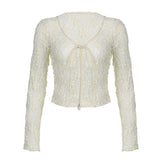 Lace Lace Color Cross-Tie Sexy V-Collar Halter Skirt 2023 Summer New Slimming Bag Hip Skirt-Outfit