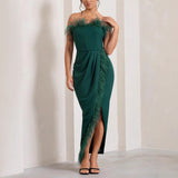 Women's New Sleeveless Plush Breast-Wearing Temperament