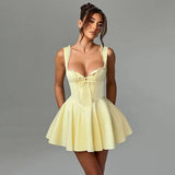 Summer 2025 New Fashion Women's Elegant Ass Dress Vintage Style Temperament Sexy Dress