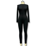 Women's Jumpsuits With Sexy Long-Sleeved