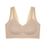 M-6XL Plus Size Bras Sports Vest Underwear Home Tops Seamless Push Up Women's Bra Sexy Splicing
