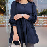 ZANZEA Ruffle Shirts Women 2022 Female Elegant Blouse Casual Puff Sleeve Black Tops Spring O Neck Blusa Femininas