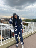 Trend Printing Wood Cotton Loose Sweaters Y2K Hip Hop Street Men And Women Take A Break-Outfit