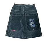Baggy Denim Shorts Harajuku Y2K Jeans Hip-Hop Vintage Summer Brother-Outfit
