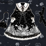 Y2K Vestidos De Mujer Japanese Woman Dress Lolita Robe Fashion Big Swing Black Dresses Ruffles Bow Party Dress Femme-Outfit
