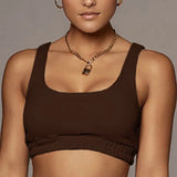 Solid Sportswear 2 Two Piece Sets Women 2021 Crop Top And Drawstring Shorts Matching Suits Summer Athleisure Outfits