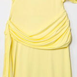 Wind 2025 New Fashion Temperament Women's Wear Out-Back Cascade Decoration Long Dress