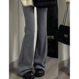 Y2k Trousers Pants for Women 2023 New Bottoms High Waist Slim Fit Pantalon Femme Fashion Korean Vintage Flare Pants-Outfit