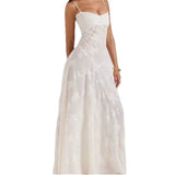 Summer New Women's Fashion Brai Collar Sexy Temperament Evening Dress Dress