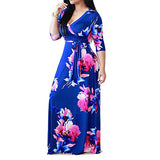 Autumn And Winter Explosion Of Women's Sleeves Fat Mmv Tie Print With Waist