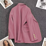 Toloer Spring And Autumn New Coffee Color Suit Coat Female A Button Casual Temperament Small Spring Suit Tide-Outfit
