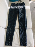 Pants Women Faux Leather Slim Fit Pant Spring Autumn Streetwear Middle Waist Motorcycle Long Legging Skinny Pants Trousers