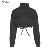 Popular Simple Solid Color Bread Jacket Women¡®s 2021 Winter Tops Street Casual Wear Warm Padded Parka Coat Y2K