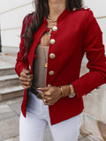 Burst Long Sleeve Rebuttoned Small Suit Short