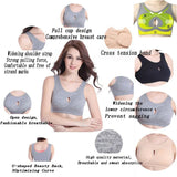 New Anti-sagging Sports Bra Woman Lady Sports Bra US STOCK 100% Cotton Cross Bandage