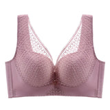 Plus Size Bras for Women Lace Sexy Lingerie Push Up Underwear Female Vest Bralette C D E