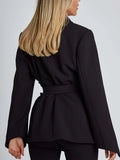 Temperament Belt Suit Jacket
