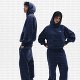 Fashion Trend Brand Letter Print Loose Sweater Y2K Hip Hop Street Pullover Casual Top For Men And Women-Outfit