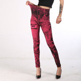 Faux Denim Hip Raise Yoga Colors