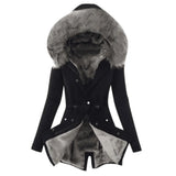 and winter new products cotton hooded slim warm zipper jacket