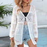 Loose Women's Sweater Solid Color Knitted Embroidered Sleeveless Vest Vest