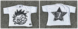 Dress Y2k Long Cartoon Pattern T-Shirt Hip-Hop Harajuku Fashion Men's Casual Round Collar Gothic Short Sleeves-Outfit