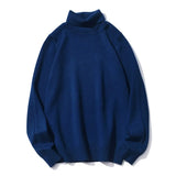 Brand Men Solid Color Turtleneck Sweater Men Slim Warm Casual Sweater Autumn Winter Fashion Turtleneck Sweater