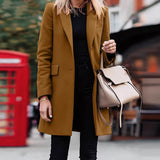 Spring And Autumn Station In The Long-Term Large-Size Hairy Female Coat Ebay Coat