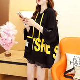 Price 6535 Cotton Official Picture Summer 2024 Tide Brand Loose Hooded Design A Minority Half-Sleeved T-Shirt Woman-Outfit
