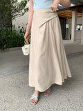 Xixi 2025 Summer New Temperament Commuting High-Waisted Half-Body Dress Design-Styleted Fishtail Skirt