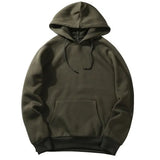 Solid Hoodies Autumn Harajuku Long Sleeve Hooded Female Sweatshirt Winter Pocket Oversized Basic Hoody Sudaderas Tops
