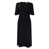 Women's 2025 Summer New Temperament Elegant Pure Colored Grand African