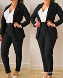 New Fashion Print Casual Suit Women's Clothing With