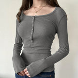 New Spring / Summer 2024 Product Is Pure Color, Simple, Slim, Thin, Buttoned, Casual Women's Wear, Spicy Girls' Short-Sleeved Blouse-Outfit