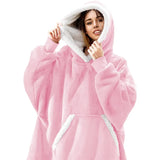 Sweatshirt Hoodie Women Oversized Winter Pullover Fleece Hooded Jumper Robe Femme Ladies Wearable TV Blanket with