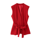 Women's Women's Belt Vest Horn